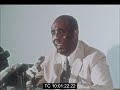 Somalian President Siad Barre Warns The USSR Against Involvement In The Ogaden War Nov 1977