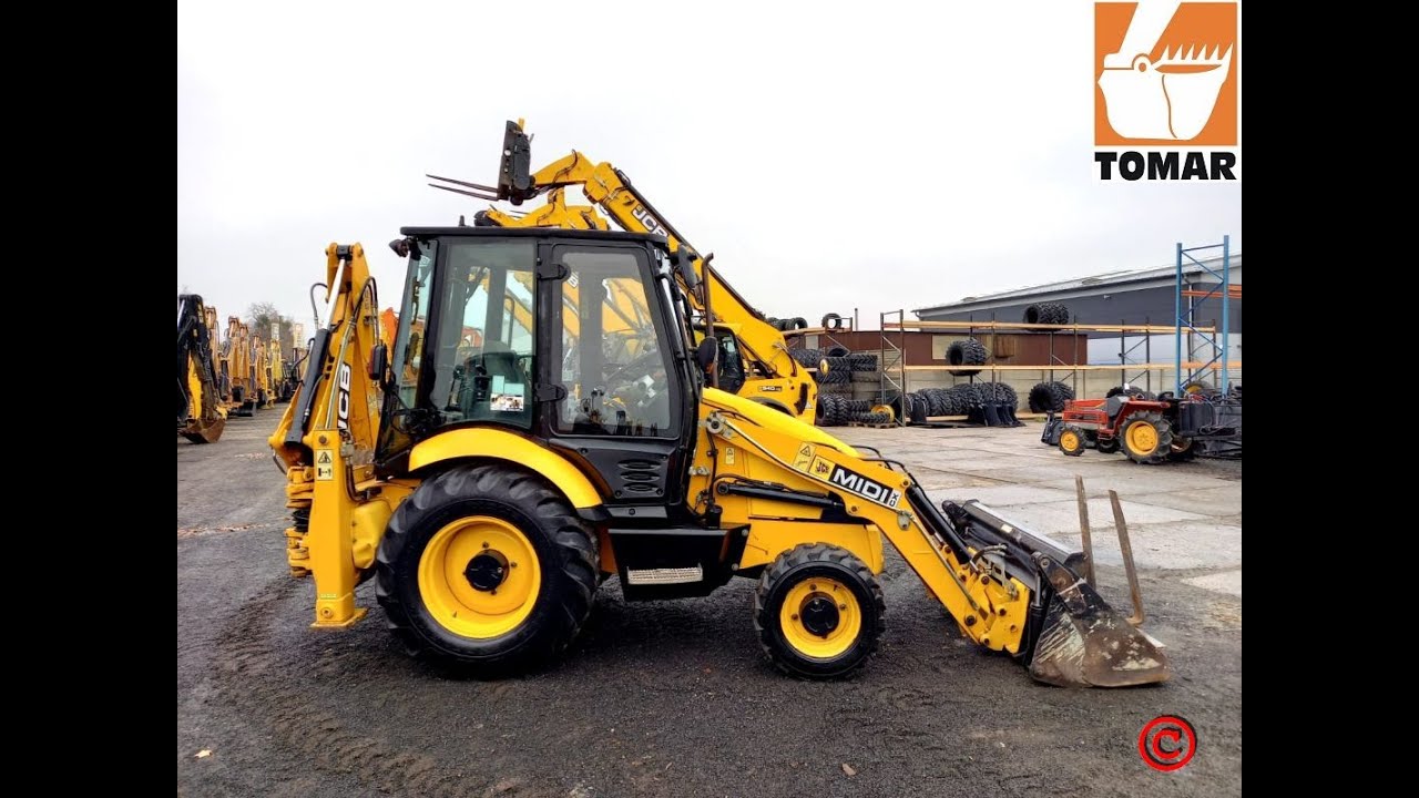 JCB MIDI CX 2008 r. 3241 tel +48 575 316 333 COMPACT BACKHOE LOADER kompaktowa koparko