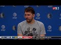 Luka Doncic on Dinwiddie, Mavs Win over Warriors