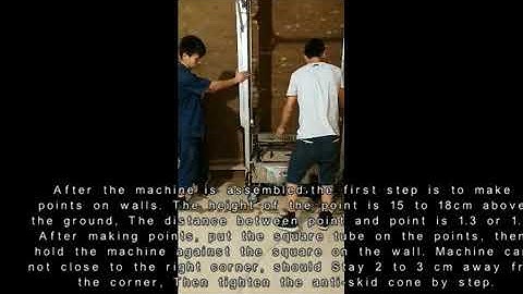 SRM8 updated model Automatic Rendering Machine for Wall Video