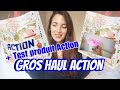 Haul action des ppites  petits prix  test produit dco action