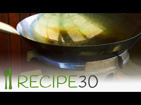 How to season a new wok for Asian recipes