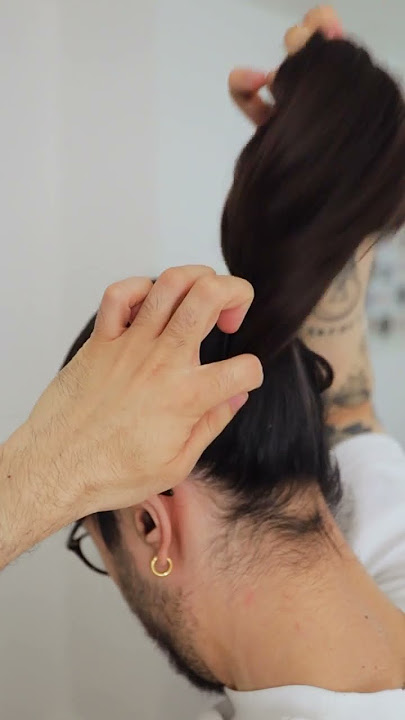 How To Tie Your Hair Into A Bun