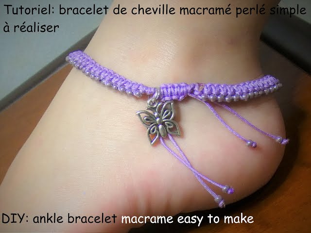 Comment faire un bracelet de cheville : notre DIY - Elle