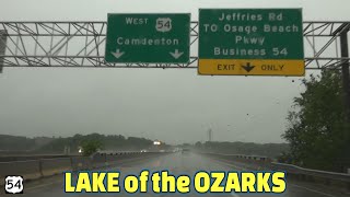 US-54 Expressway in Lake of the Ozarks Region & Bagnell Dam