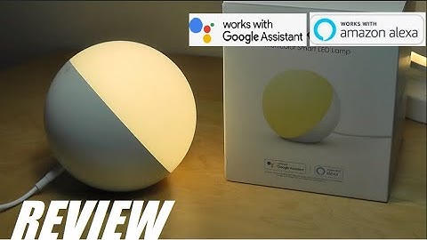 REVIEW: Aukey Multicolor Smart LED Table Lamp (Wi-Fi) - Moon Lamp Alternative?