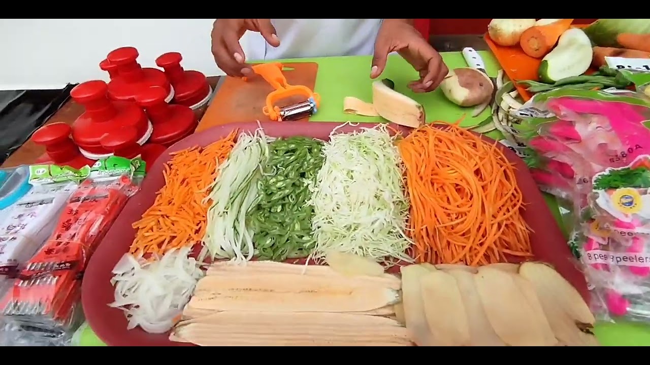 Pelador y Laminador de verduras grandes y/o de piel dura.