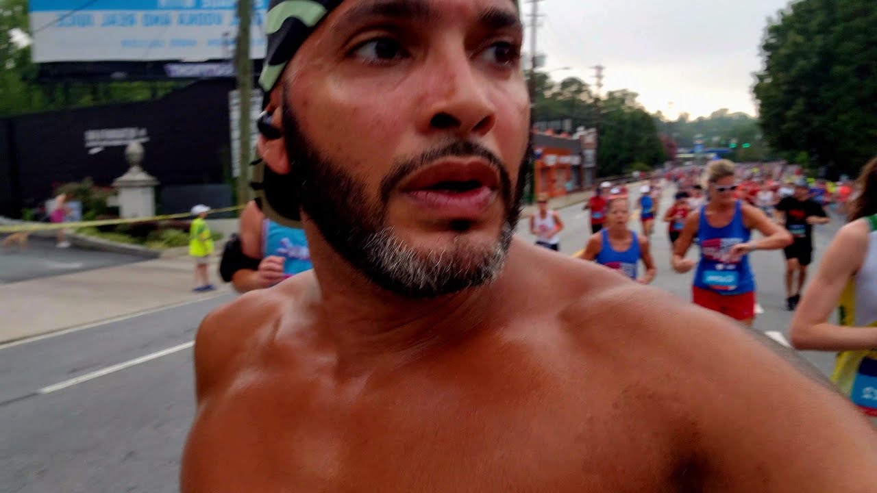 Atlanta Journal-Constitution Peachtree Road Race 10k (Talking dolphins and inner voices)
