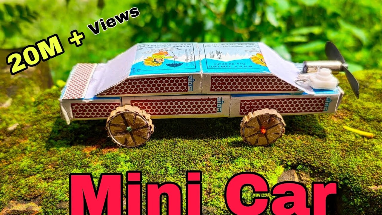 Mini car Matchbox Car How to Make a Toy Car at Home Easy .. YouTube