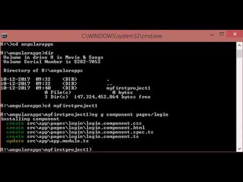 Using Angular CLI How to Create Component