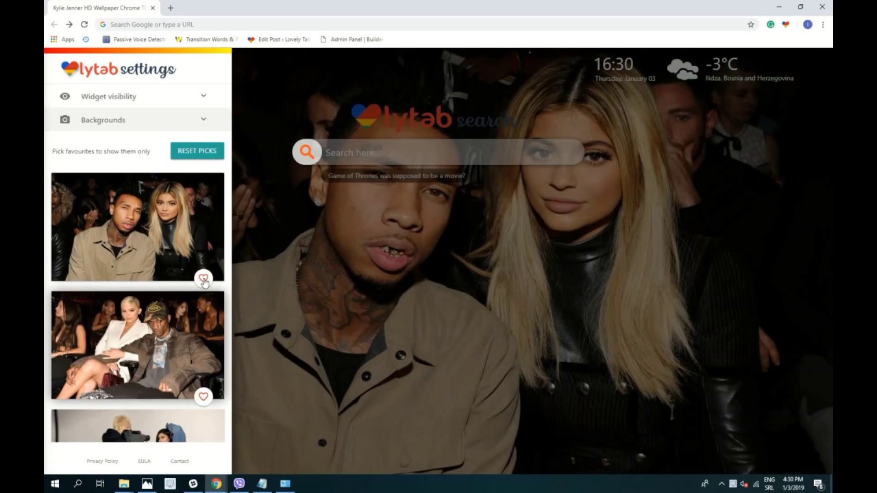 Kylie Jenner HD Wallpaper Theme - YouTube