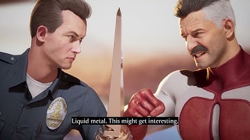 All T1000 Terminator vs Omni-Man Intro Dialogues - Mortal Kombat 1