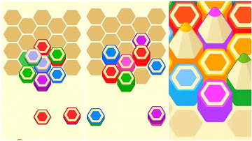 Hexa Pencil Sort Gameplay 2 , Android Games ios Walkthrough Simulator Think Brain Puzzle