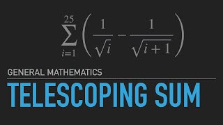 How to Evaluate a Telescoping Sum