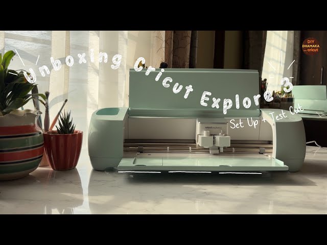 Cricut Explore 3 Unboxing | Set Up & Test Cut - YouTube