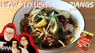 Ziangs: How to use Amoy Extra Hot Sichuan Spicy Noodle Sauce (webstore insert)