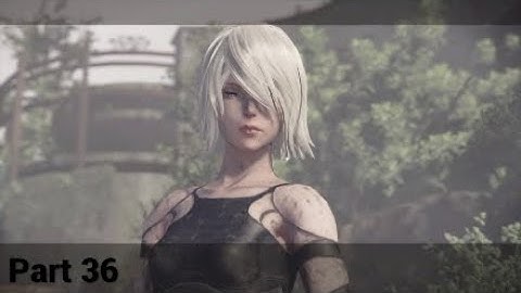 NieR:Automata Walkthrough Part 36 The Tower-No Commentary