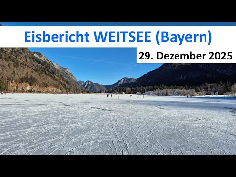 Eislaufen am WEITSEE (Bayern)
