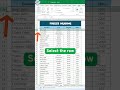 Never Lose Your Headers Again! 🤯 Excel Freeze Panes #shorts #excel