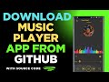 Download Android Music Player Project from Github and Run in Android Studio | Beginners | Hindi