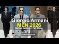 Giorgio Armani Men 2026 Fashion Trends | Milano Men Fashion Week