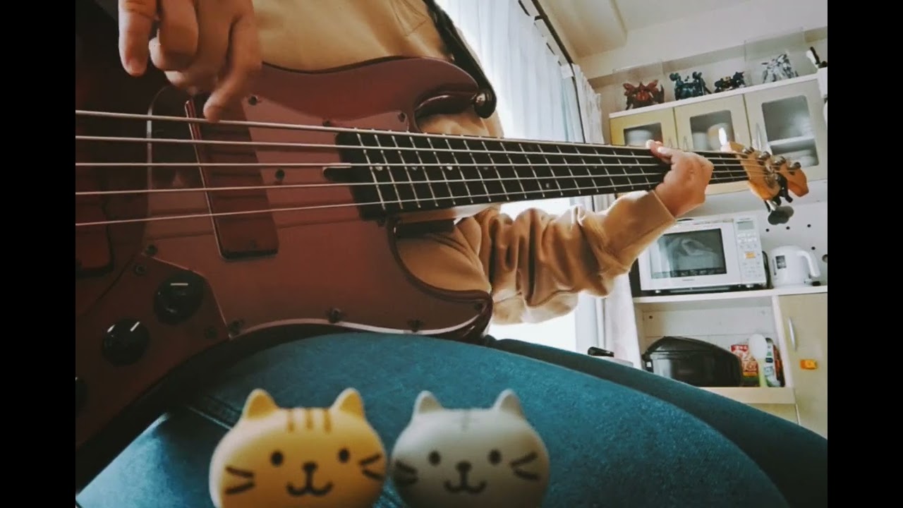 n.SSign「BOUNCE!」のベース練習(弾いてみた)