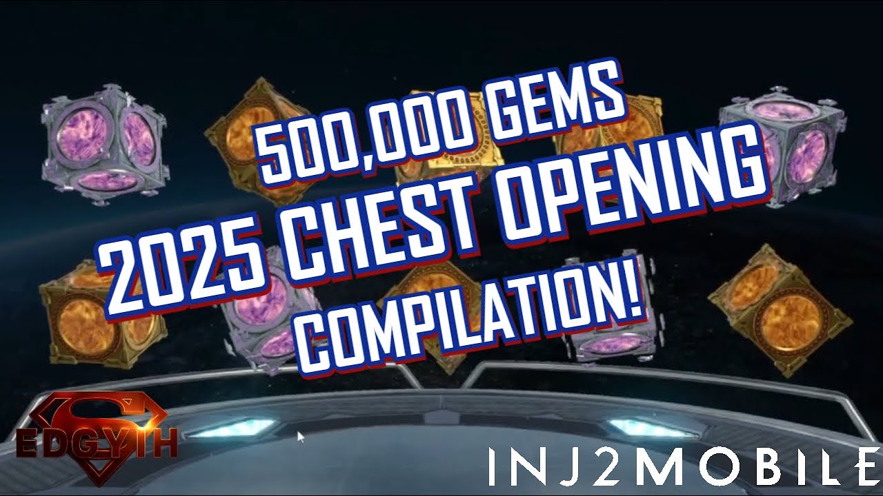 Подборка видео с открытием сундуков на 500 000 самоцветов! | Injustice 2 Mobile