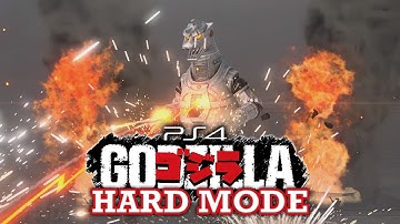 Mechagodzilla Hard Mode Longplay - GODZILLA [PS4]