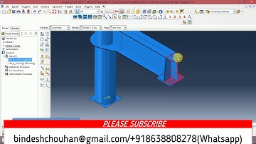 #CFST #column and #beam #joint in #ABAQUS #under #cyclic #loading|#Beam column joint in ABAQUS|Steel