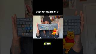 TURNING THE “W” KEY INTO WINNIE THE POOH 🧸🍯 #artcommunity #poohbear #pooh #disney #customkeyboard