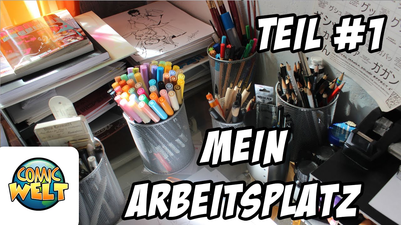 Manga Kurs #1 Einleitung / mein Arbeitsplatz