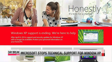 Microsoft stops technical support for Window XP