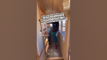 Skoolie conversion with 2 offices!!? 🚌🚌 #skoolie #skoolieconversion