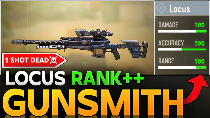 SURPRISE YOUR ENEMY'S WITH THIS 1 SHOT LOCUS GUNSMITH CALL OF DUTY MOBILE| LOCUS RANK BUILD FOR CODM