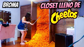 BROMA A MI HERMANA GOMITA LLENO SU CLOSET DE CHEETOS