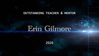2026 ASEF Awards   Erin Gilmore   Outstanding Teacher & Mentor