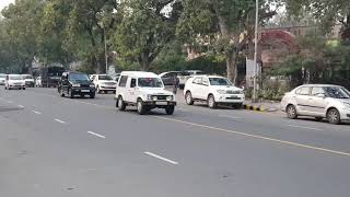 Bahujan Samaj Party (BSP) chief Mayawati's motorcade enter her house in New Delhi | News Station