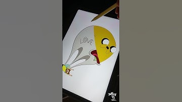 Procreate • Finn and Jake • #procreate #drawing #shorts #shortsvideo  #digitalart #satisfying