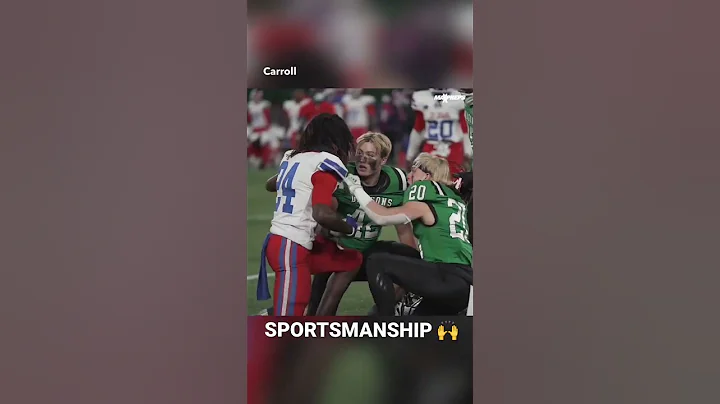Duncanville showed Carrol that same sportsmanship the year before. 👏 #shorts