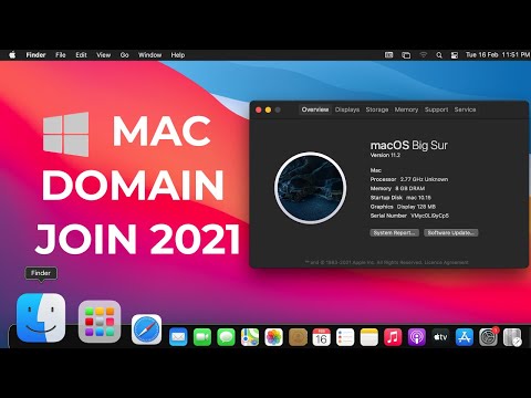 Mac domain join Bigsur 2021 | How to mac os domain join | Mac OS Active Directory Integration