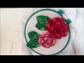 Роза вышитая лентами / Rose embroidered with ribbons