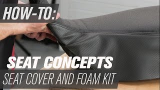 How To Install the Seat Concepts Motorcycle Seat Cover and Foam Kit