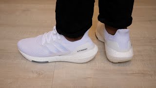 Adidas Ultraboost 21 Og Cloud White Unboxing On Feet 21 Youtube