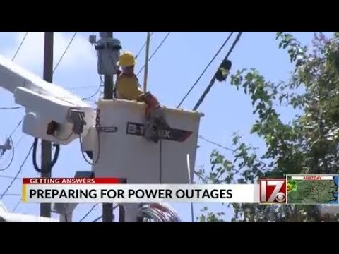 Massive power outage in Greensboro