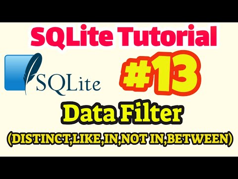 SQLite Tutorial #13: