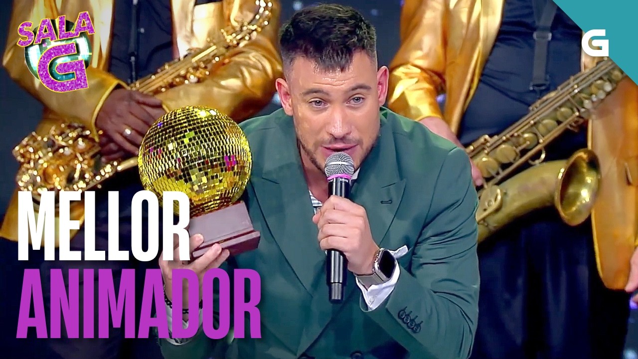 👏 DIEGO MOREIRA recibe o premio a MELLOR ANIMADOR | SALA G