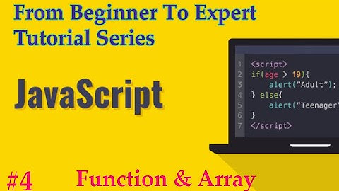 #4 JavaScript Tutorial Series | From Beginner to Expert | Full Course Training | Part 4