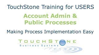 Business Systemization - TouchStone Training #6: Account Administration & Public Processes