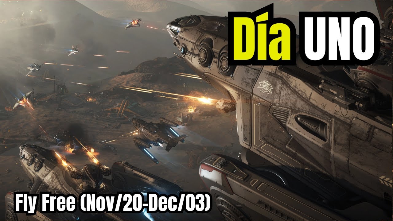 ¡Día UNO Probando Star Citizen GRATIS por Primera Vez! | Fly Free Event Live Gameplay