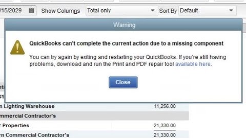 Fix QuickBooks Desktop 2025 PDF Error on Windows 11 | “Missing Component” Solution